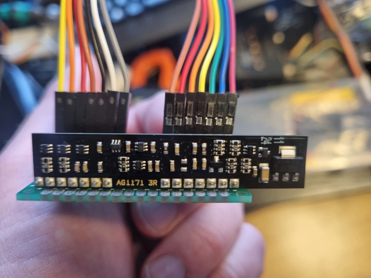 The Silvertel module, used to generate the 90V AC ringing signal.