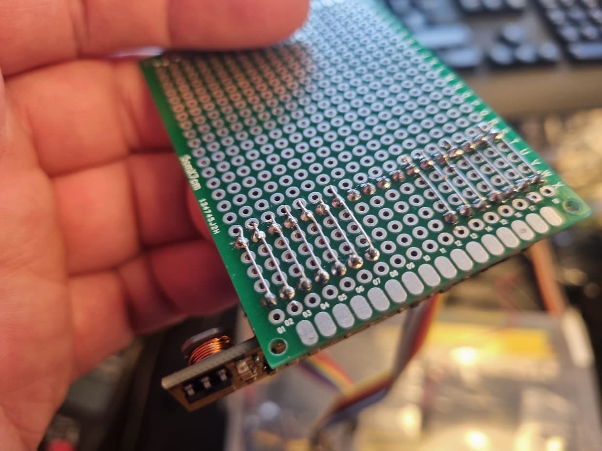 Another close-up of the Silvertel AG1171 SLIC module.
